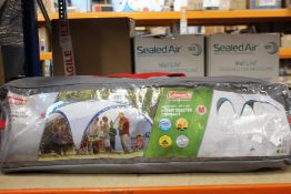 A Coleman Event Shelter Compact 3m x 3m (Item hasn't been assembled and may be incomplete, viewing
