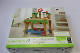 Four as new EverEarth Large Workbench for toddlers (32688).