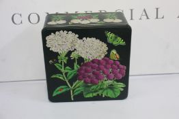 Six sets of Madame Treacle Midnight Botanicals square cake tins (3 tins per set).