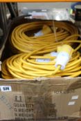 Twelve extension leads S1134 16A - 110-130V.