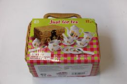 Twelve boxed as new Just For Tea - Mini Bear Tea Sets (17pcs).