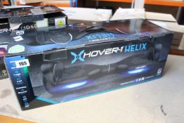 A boxed Hover-1 Helix electric scooter with Bluetooth, 6.5 tyres, distance 4 miles, max speed 7