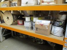 Assorted wire/cabling and related.