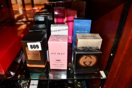 Thirteen assorted parfum/eau de toilette to include Lacoste touch of pink (50ml), Calvin Klein