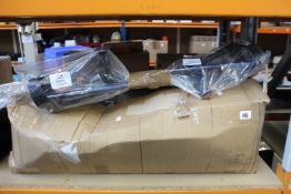 Six pairs of as new Flexyfoot shock absorbing crutches.