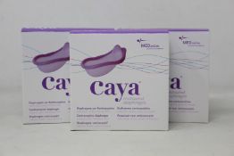 Ten boxed as new MEDintim Caya Contoured Diaphragms (21/06/2025).