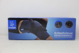 A boxed as new Thuasne Action Reliever Grey (Size 6, left medial/right lateral).
