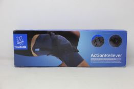 A boxed as new Thuasne Action Reliever Grey (Size 6, right medial/left lateral).