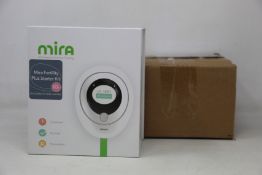 A boxed as new Mira Fertility Plus starter Kit EVA3000 (includes 1 digital analyser and ten test