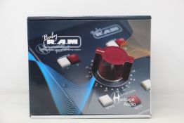 A boxed as new Heritage Audio Baby R.A.M Ultimate Passive-Monitoring System.