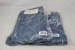 Two pairs of as new Agolde Riley jeans (Size 27).