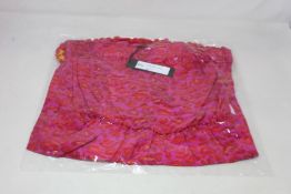 An as new Athena Procopiou Gypsy Leo short pompom dress in silk (One size).