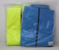 Three men's as new Altura Nightvision Storm jackets (S, M, L).