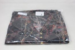 An as new Athena Procopiou Black Muguet button dress in silk (One size).