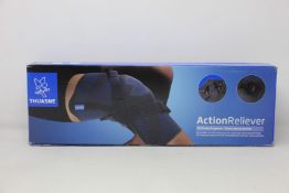 A boxed as new Thuasne Action Reliever Grey (Size 6, left medial/right lateral).