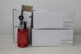 Four as new Allen Bradley safety switch short lever actuator (440p-msls11b).
