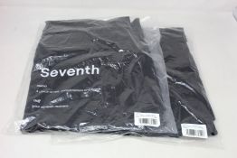 Two pairs of men's as new Seventh Nigh Trucker trousers (XS - RRP £140 each).