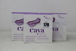 Ten boxed as new MEDintim Caya Contoured Diaphragms (21/06/2025).