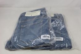 Two pairs of as new Agolde Riley jeans (Size 27).