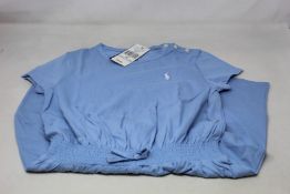 Six girls as new Ralph Lauren play dresses in blue (Sizes 4, 5, 6, 6X, 8-10, 16).