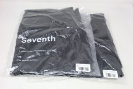 Two pairs of men's as new Seventh Nigh Trucker trousers (M - RRP £140 each).