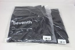 Two pairs of men's as new Seventh Nigh Trucker trousers (L - RRP £140 each).
