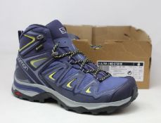 A pair of women's as new Salomon X Ultra Mid GTX boots (UK 5.5 - No box lid).