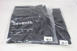 Two pairs of men's as new Seventh Nigh Trucker trousers (M - RRP £140 each).