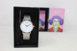 A women's as new Coluri Pankhurst watch in snow (RRP £139).