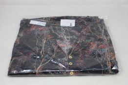 An as new Athena Procopiou Black Muguet button dress in silk (One size).