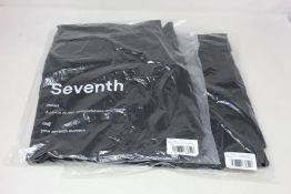 Two pairs of men's as new Seventh Nigh Trucker trousers (L - RRP £140 each).