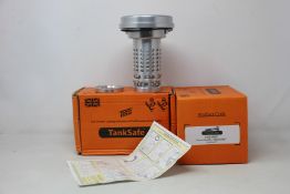 Two boxed as new TankSafe shield TISS300IV anti syphon fuel security.