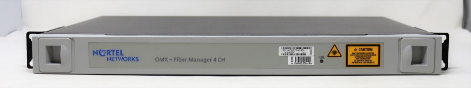 A boxed as new Nortel NT0H32DF OMX + Fiber Manager 4 CH (Box opened).