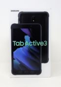 A boxed as new Samsung Galaxy Tab Active 3 SM-T570 64GB in Black (Box sealed) (Serial:
