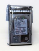 A sealed as new HPE 2TB SAS 12G Business Critical 7.2K storage drive in carrier (PN: 698695-001).