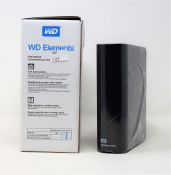A boxed WD Elements 12TB external desktop hard drive in black (possibly pre-owned).