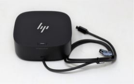 A boxed as new HP USB-C/A Universal Dock G2 (P/N: 5TW13AA UK) (Box opened, some damage to box).