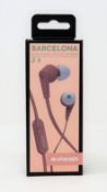 Ten boxed as new Urbanista Barcelona In-Ear Headphones in Rose Gold (Boxes sealed).