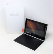 A pre-owned Lenovo YogaBook notebook tablet with intel Atom X5-Z8550 1.44Ghz CPU, 4GB RAM and 64GB