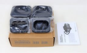 Six boxed as new Motorola Talkabout Single Charger Tray Twin Packs (M/N: PMLN8231AR).