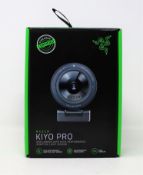 A boxed as new Razer Kiyo Pro Webcam with Adaptive Light Sensor (Box opened).