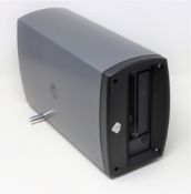 A boxed as new mLogic mTape LTO-8 Thunderbolt 3 Archiving Solution in Black (Box damaged, opened. UK