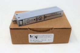 Four boxed as new Datasensor SF30-PM Fork Sensors For Label Detection.