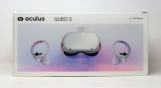 A boxed as new Oculus Quest 2 256GB All-in-One VR Headset (Box sealed, some damage to packaging).