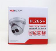 A boxed as new Hikvision 4MP 2.8mm IP Security Camera (P/N: DS-2CD2345FWD-I) (Box sealed).