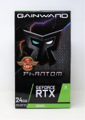 A boxed as new Gainward GeForce RTX 3090 Phantom GS 24GB, GDDR6X, 384bit, HDMI, 3-DP Graphics