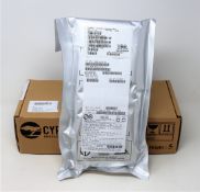 A box of as new Cypress Semiconductor Corp FM22L16-55-TG Ferroelectric RAM (135 units) (Box