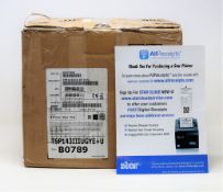 A boxed as new Star TSP143IIIU USB POS Receipt Printer (P/N: 39472390) (Box damaged, opened).