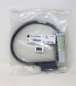 An as new Allen-Bradley Bulletin 1492 Re-Wired PLC Conversion Cable (CAT: 1492-CONCAB005Z A) (