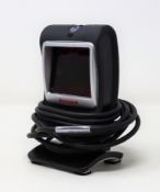 A pre-owned Honeywell Genesis 7580G-2 1D 2D USB Presentation Barcode Scanner.